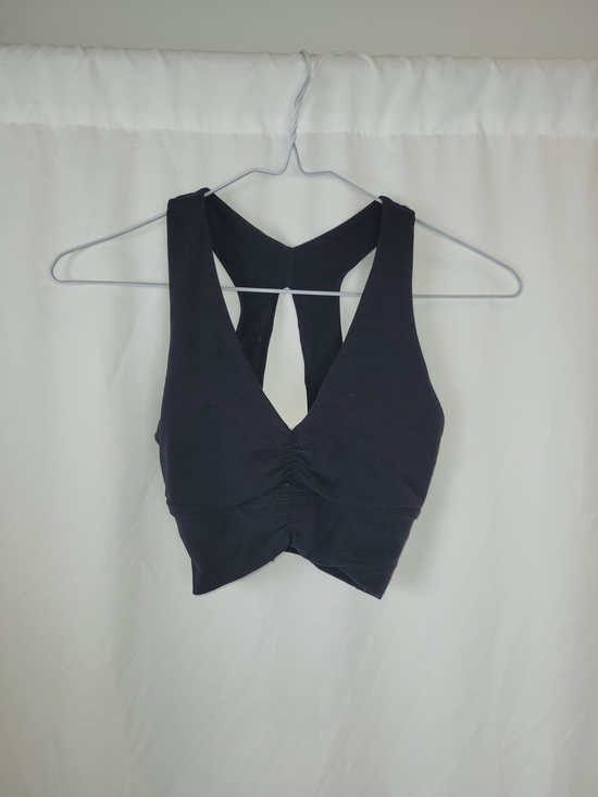 TNA Tops - TNA Black V-Neck Racerback Crop Top